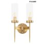MOOSEE Torch Twin Arany Kristály Fali Lámpa