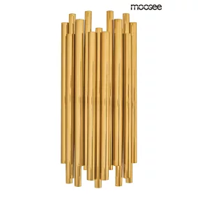   Moosee Tubo Arany Rozsdamentes Acél Fali Lámpa Szabálytalan Csöves Dizájnnal