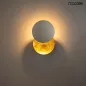 Moosee Eclise Arany-Fehér LED Fali Lámpa