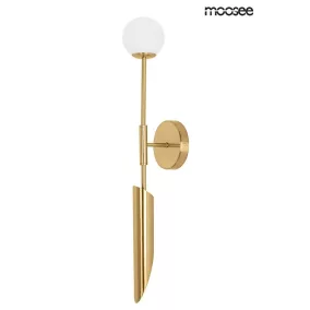 MOOSEE Lucca Arany Fali Lámpa Tejüveg Gömbbúrával