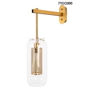 Moosee Lampion Arany Üveg Fali Lámpa