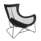 King Home Otilia Stand Fotel Bársony Sötétszürke Modern