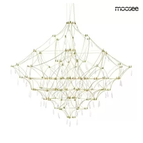 MOOSEE Constellation 120 LED Függőlámpa Arany Kristály