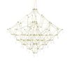 King Home Constellation 100 Gold LED Függőlámpa Kristály Arany