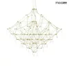 King Home Constellation 100 Gold LED Függőlámpa Kristály Arany