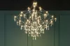 King Home Constellation 77 LED Függőlámpa Arany Kristály