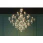 King Home Constellation 77 LED Függőlámpa Arany Kristály