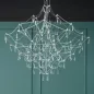 King Home Constellation 77 LED Függőlámpa Arany Kristály