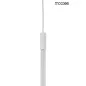 Moosee Ombre 80 LED Függőlámpa Acél Fehér Minimalista