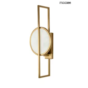 Moosee Troya Geometrikus Fali Lámpa Arany Üveg