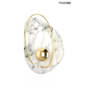  MOOSEE ROCK Márvány Hatású LED Fali Lámpa Arany Díszítéssel