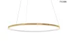 MOOSEE Ring Slim 100 LED Függőlámpa Arany Távirányítható