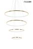 MOOSEE Ring Slim M Arany LED Függőlámpa
