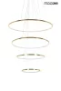 MOOSEE Ring Slim M Arany LED Függőlámpa