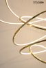 Moosee Ring Slim XL Arany LED Függőlámpa Kaskád