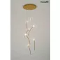   Moosee Tulippe 7 Disc Arany Tulipán Függőlámpa Akril Burával