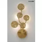 Moosee Lirio 6 Arany Fali Lámpa Dekoratív Korongokkal