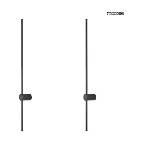   Moosee Ombre 100 Fali Lámpa Szett Acél Fekete LED Minimalistikus (2 db)