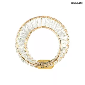 Moosee Wave Kristály Arany LED Fali Lámpa