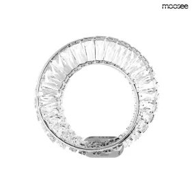 Moosee Wave Kristály Króm Fali LED Lámpa
