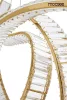 Moosee Wave 120 Kristályos Arany LED Függőlámpa