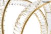 Moosee Wave 120 Kristályos Arany LED Függőlámpa