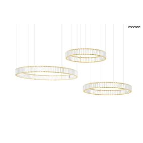 Moosee Liberty 3A Kristályüveg Arany LED Függőlámpa