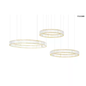 Moosee Liberty 3A Kristályüveg Arany LED Függőlámpa