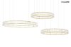 Moosee Liberty 3B Kristály Arany LED Függőlámpa