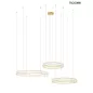 Moosee Liberty 3B Kristály Arany LED Függőlámpa