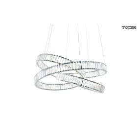 MOOSEE Wave 80 Kristályos LED Függőlámpa Króm