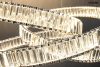MOOSEE Wave 80 Kristályos LED Függőlámpa Króm