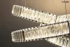 MOOSEE Wave 80 Kristályos LED Függőlámpa Króm