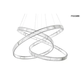 MOOSEE Wave 130 Kristály Függőlámpa Króm
