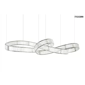 MOOSEE WAVE 160B Kristály Függőlámpa Króm