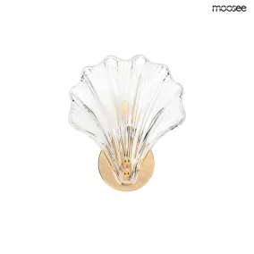 Moosee Concha Kagyló Fali Lámpa Átlátszó Arany