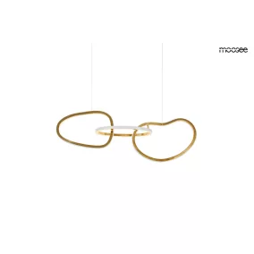 Moosee Jazz 3 LED Arany Függőlámpa Organikus Gyűrűkkel