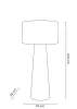 MOOSEE KAS 160 Állólámpa Poliamid-Viszkóz Fehér