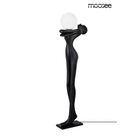 MOOSEE Human Moon Állólámpa Üvegszálas Fekete