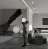 MOOSEE Human Moon Állólámpa Üvegszálas Fekete