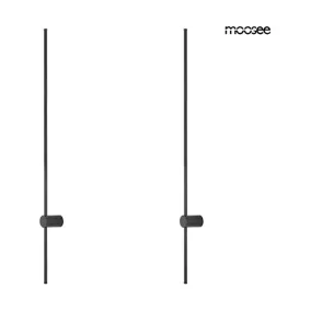   Moosee Ombre 120 Fali Lámpa Szett Acél Fekete LED Minimalista (2 db)