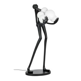   MOOSEE Premium Művészi Állólámpa Üvegszálas Fekete-Fehér