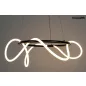   Moosee Serpiente 60 LED Függőlámpa Fekete Gyűrű Dekoratív