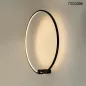 Moosee HOOP 60 Kör Alakú LED Fali Lámpa Fekete