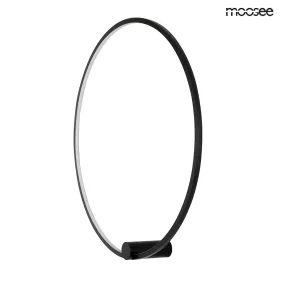 Moosee HOOP 80 Kör Alakú LED Fali Lámpa Fekete