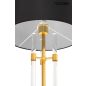 Moosee Moxy Asztali Lámpa Üveg Arany-Fekete Elegáns