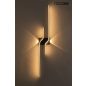 Moosee Roche 100 LED Fali Lámpa Fekete Acél Minimalista