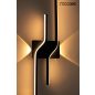 Moosee Roche 100 LED Fali Lámpa Fekete Acél Minimalista