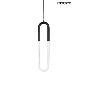   Moosee PUZO S Gémkapocs Függőlámpa Üveg-Fém Fekete-Fehér LED