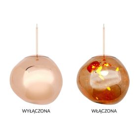 MOOSEE Fusion 40 Réz Akril Függőlámpa